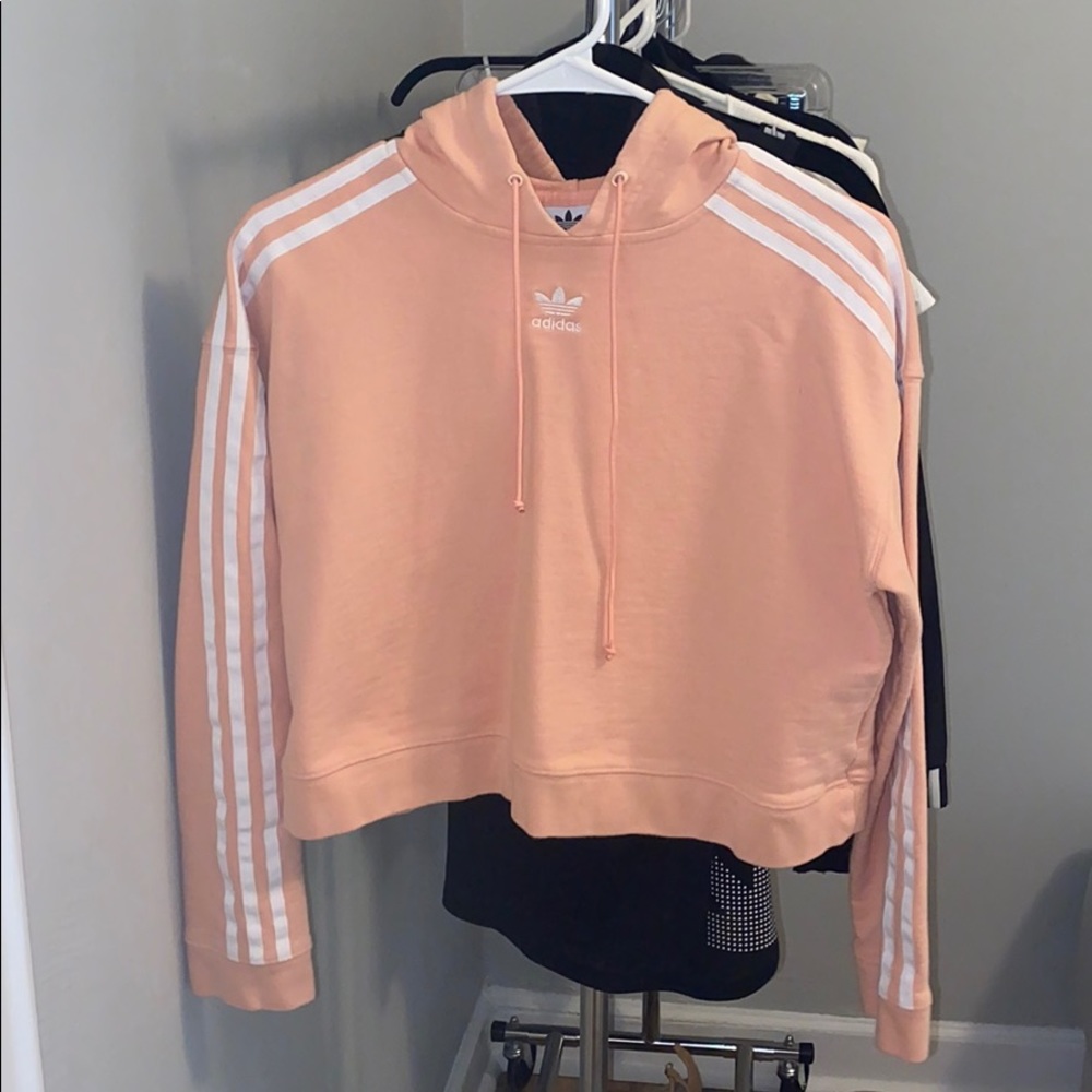 adidas cropped hoodie